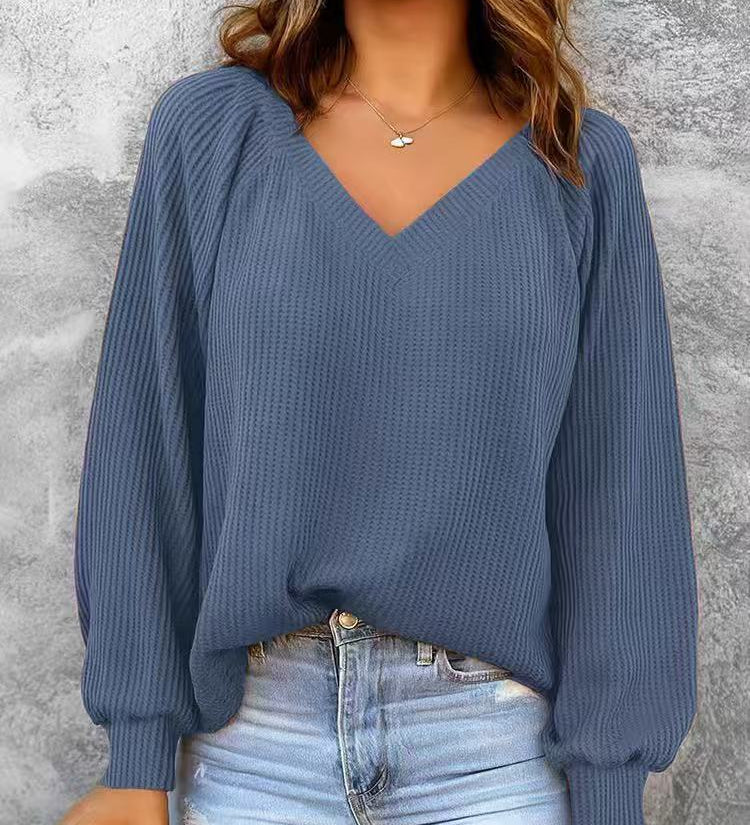 Women's loose-knit sweater - Casual and comfortable