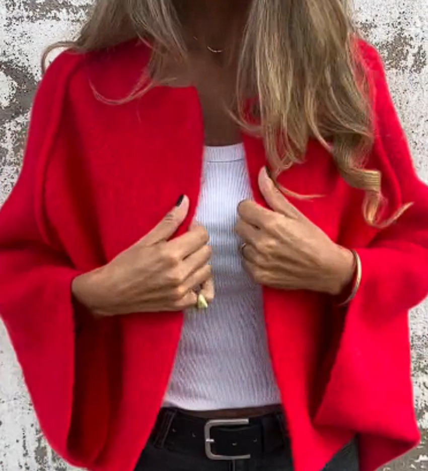 Open Cardigan for Women in Premium Knit Oversized – Warm and Luxurious Layer