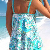 Paige | Vibrant Floral Tankini Set
