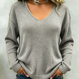 Women's Multicolour Casual Sweater – Oversized Everyday Style in Multiple Sizes