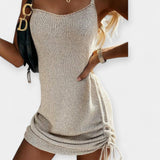 Lara | Sleeveless Knitted Dress with Bow