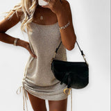 Lara | Sleeveless Knitted Dress with Bow