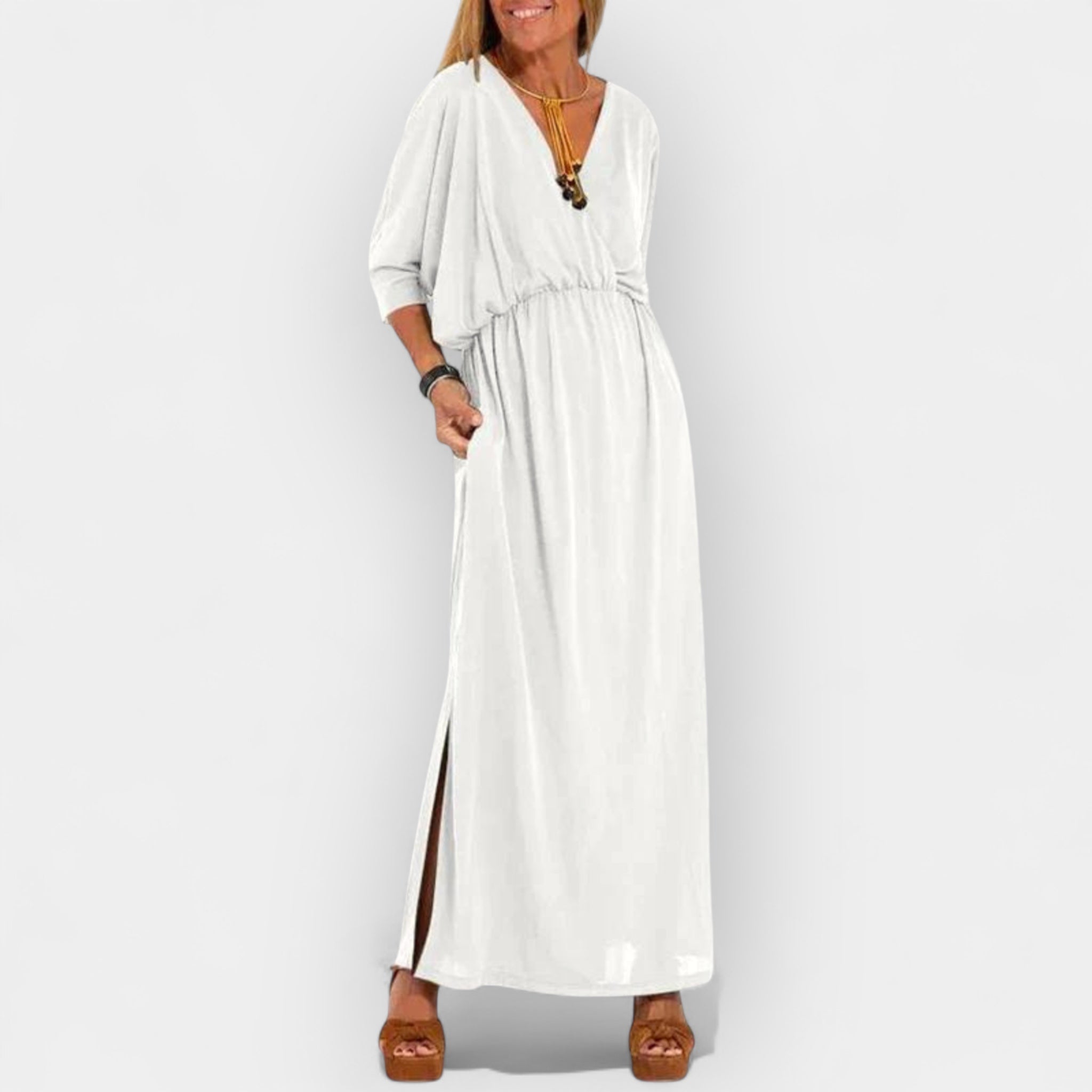 Olivia | Long Dress in Retro Style