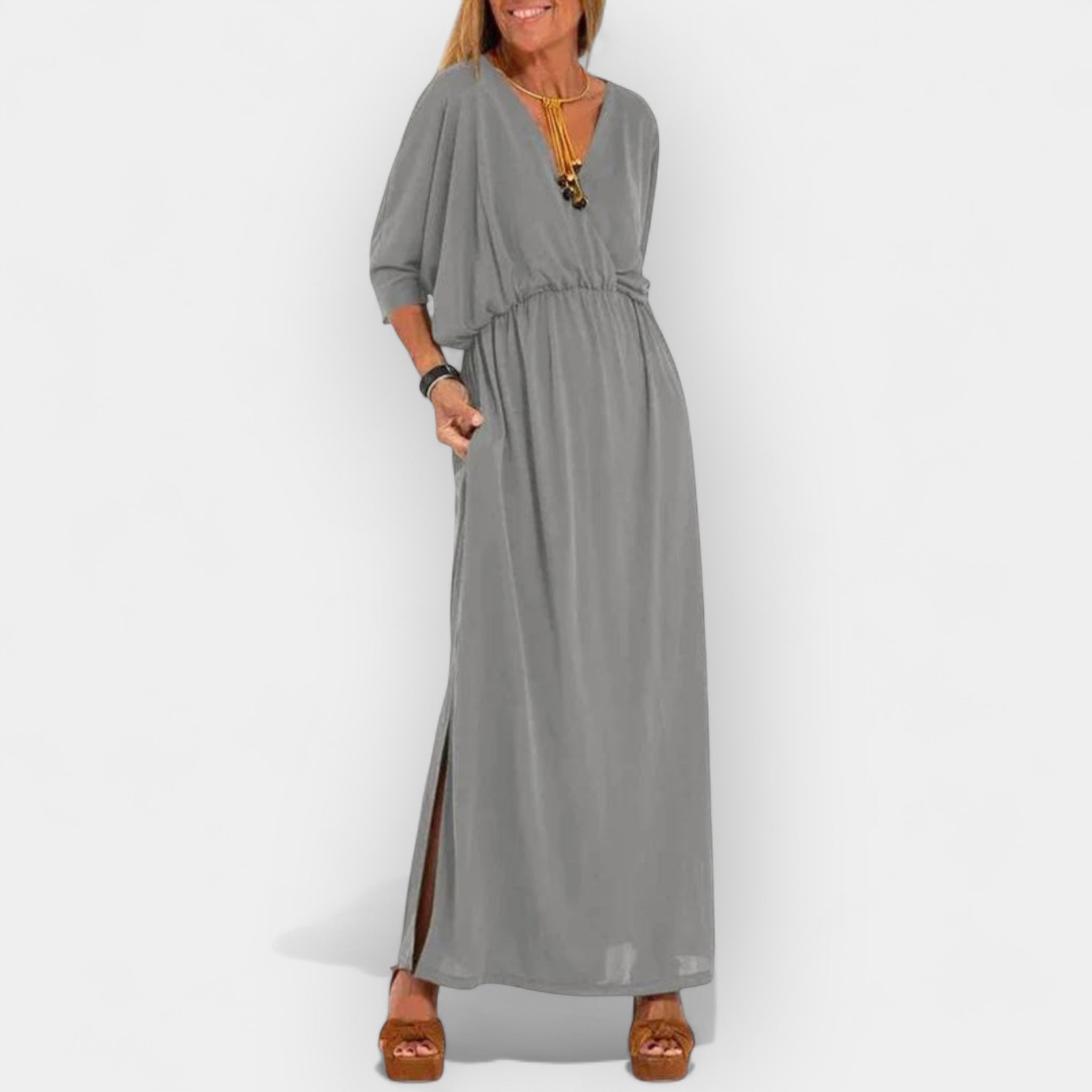 Olivia | Long Dress in Retro Style