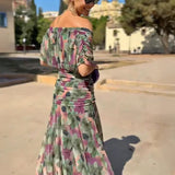 Louise | Elegant Maxi Dress with V-Neck
