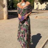 Louise | Elegant Maxi Dress with V-Neck