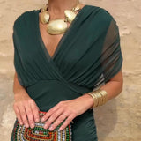 Louise | Elegant Maxi Dress with V-Neck