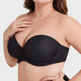Versatile Underwire Bandeau Bra With Removable Straps
