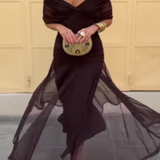 Louise | Elegant Maxi Dress with V-Neck