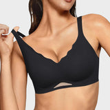 Seamless Soft Comfort Wireless Mesh Bra