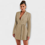 Zélia | Blazer Dress with V-Neck