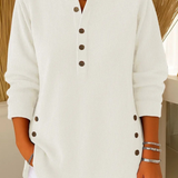 Nives | Henley Tunic with Buttons