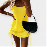 Lara | Sleeveless Knitted Dress with Bow