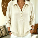 Textured Blended-Knit Sweater for Women – A Casual, Soft, Comfortable Style, Ideal for Every Day
