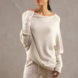 Loose Shoulder Sweater for Women – Modern, Elegant and Casual Knit