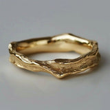 Hammered Gold Ring™ – Vintage Style
