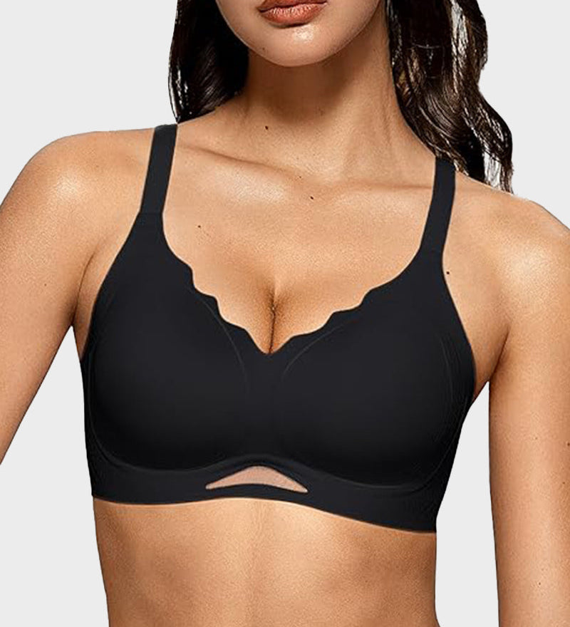 Seamless Soft Comfort Wireless Mesh Bra