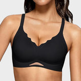 Seamless Soft Comfort Wireless Mesh Bra