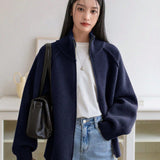 Relaxed-fit women's sweater coat - Soft and easy