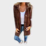 Kristiina | Elegant wool coat with closure