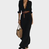 Julia | Long Maxi Dress with Long Sleeves