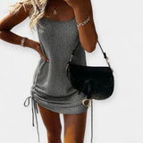 Lara | Sleeveless Knitted Dress with Bow