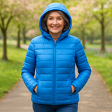 Tess | Mid-Season Coat, Sky Blue