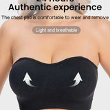 Non-Slip Bandeau Seamless Wireless Strapless Bra