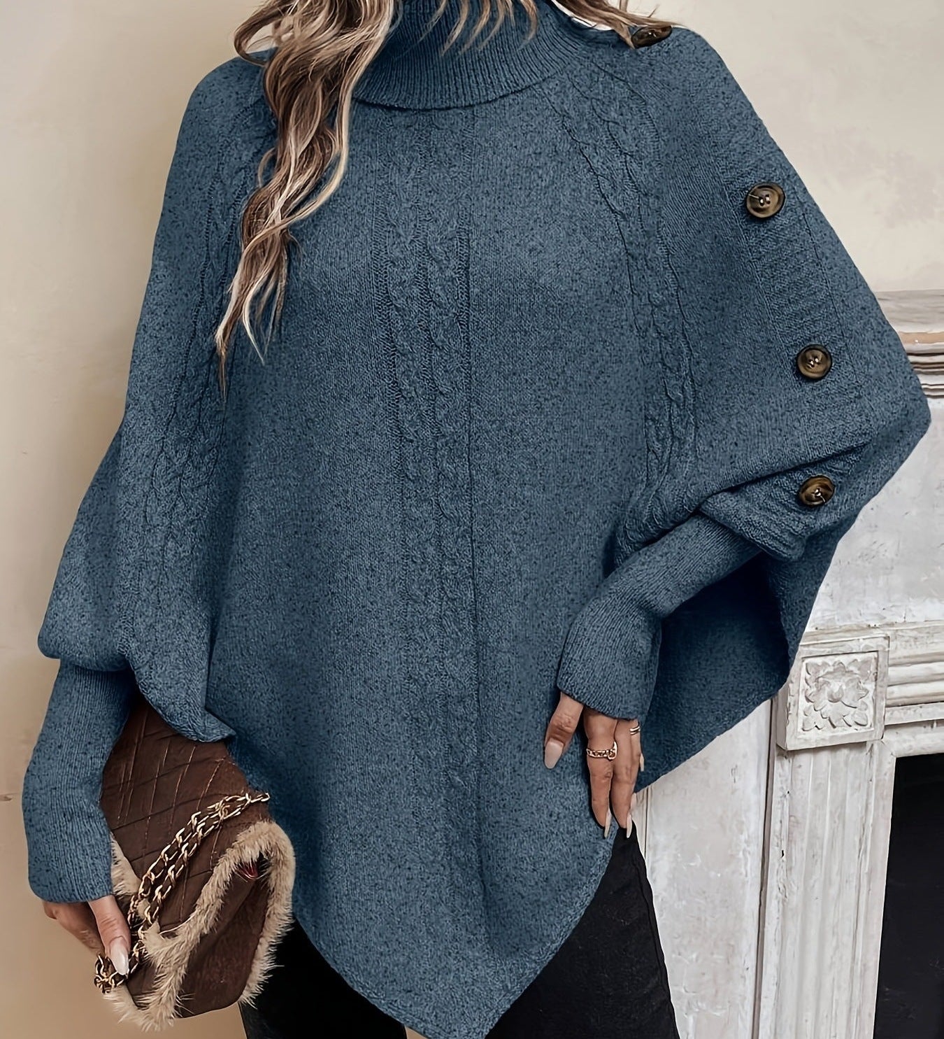Plain women's sweater - Soft and relaxed