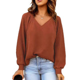 Women's loose-knit sweater - Casual and comfortable