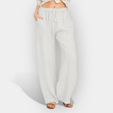 Ivana | Airy Linen Summer Trousers