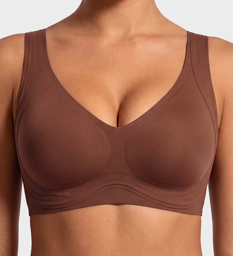 Anti-Gravity™ Wide-Strap Deep-V Lift Bra