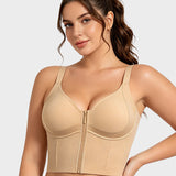 Anti-Gravity™ Zip-Front Shaping Longline Bra