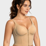 Anti-Gravity™ Zip-Front Shaping Longline Bra