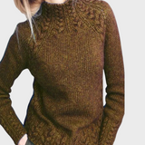 Reeli | Elegant Knitted High Neck Jumper