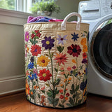 Bright Bloom | Quilted Storage Basket