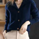 Button-front women's cardigan - Soft and easy to wear