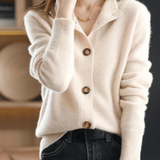 Button-front women's cardigan - Soft and easy to wear