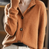Button-front women's cardigan - Soft and easy to wear