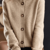 Button-front women's cardigan - Soft and easy to wear