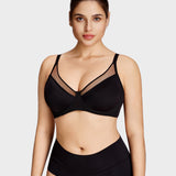 Breathable Mesh Minimiser Support Bra