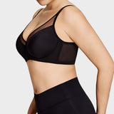 Breathable Mesh Minimiser Support Bra