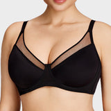 Breathable Mesh Minimiser Support Bra
