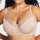 Breathable Mesh Minimiser Support Bra