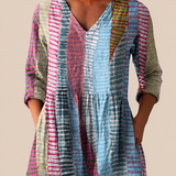 Noa | Long Blouse with a Striking Pattern