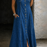 Saskia | Plus-Size Denim Dress