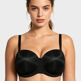 Comfort Push Up Unlined Bra with Removable Straps