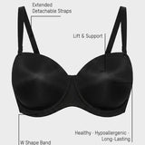 Comfort Push Up Unlined Bra with Removable Straps
