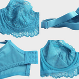 Ultra-Light Lace Underwire Push-Up Bra