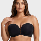 Convertible Strapless Front-Closure Push-Up Bra